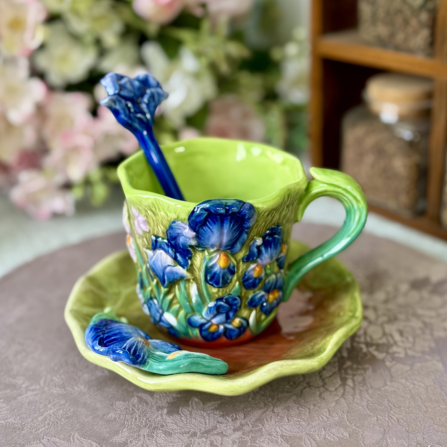 Van Gogh Inspired Ceramic Coffee Cup Set