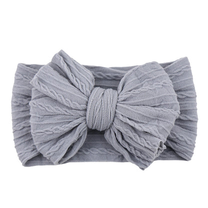 Kids' Soft Nylon Hair Bow Headband
