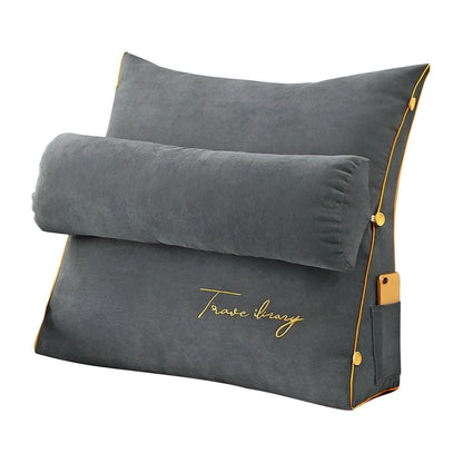 Comfortable Reading Pillow with Backrest for Bed and Sofa - Halri
