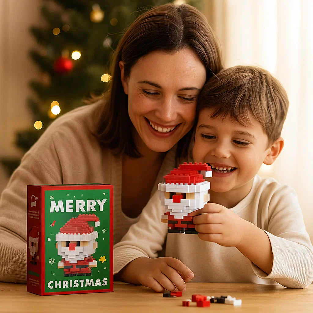 Colorful Christmas Figurine Building Blocks Set - Halri