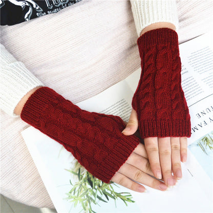 Warm Winter Knit Gloves