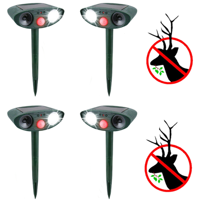 Effective Solar Deer Repellent - 4 Pack - Halri