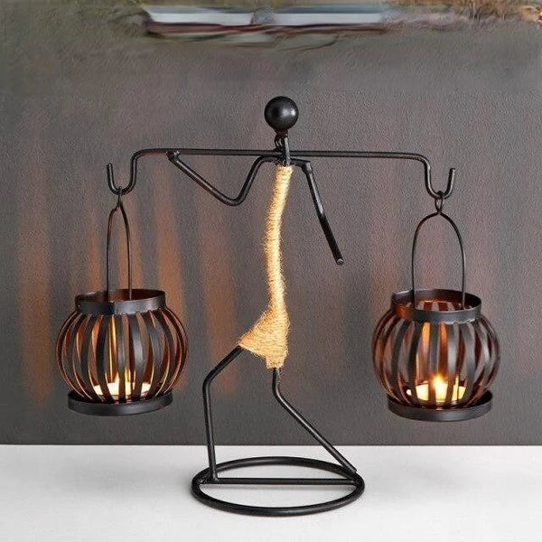 Classic Vintage Metal Candle Stand