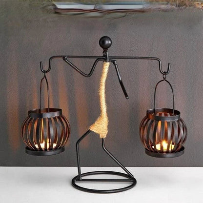 Classic Vintage Metal Candle Stand
