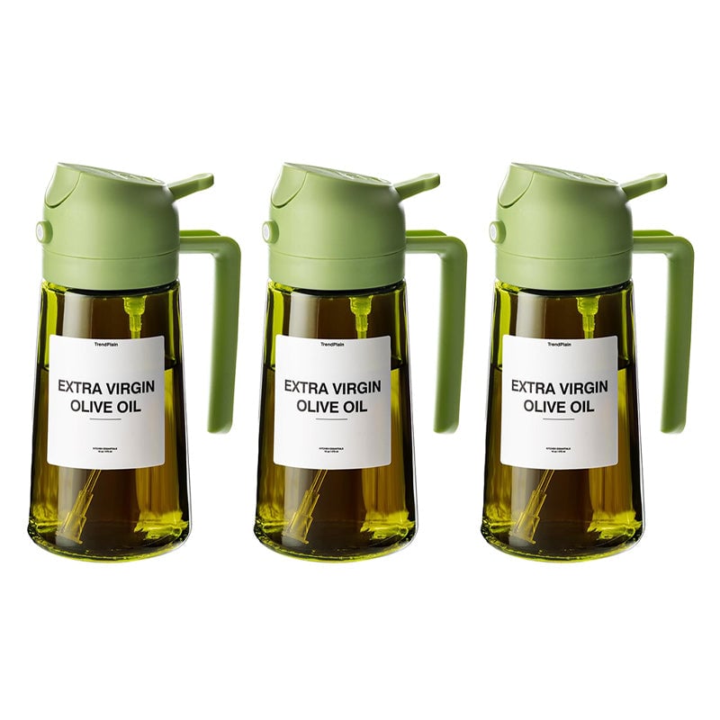 Premium Glass Oil Spray Bottle Dispenser