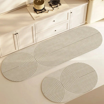 Comfortable Kitchen Anti Slip Floor Mat Rug