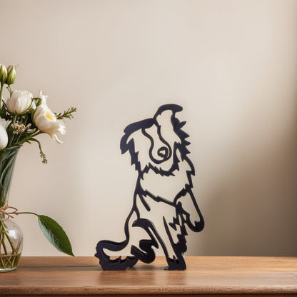 Unique Dog Figurine Modern Art Decor Statue - Halri