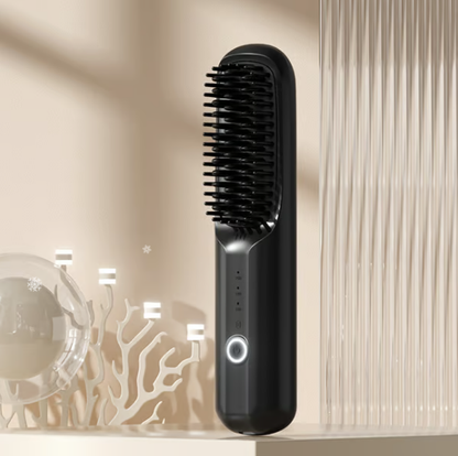 Effortless Hair Straightening Brush
