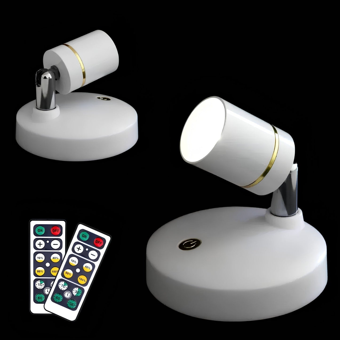 Sleek LED Wall Light Adjustable Spotlight