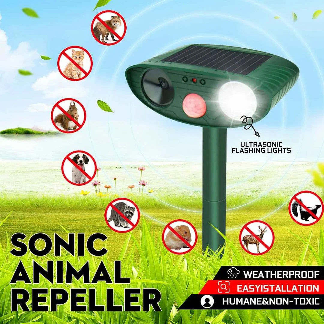 Easy Outdoor Chipmunk Deterrent Solar Device