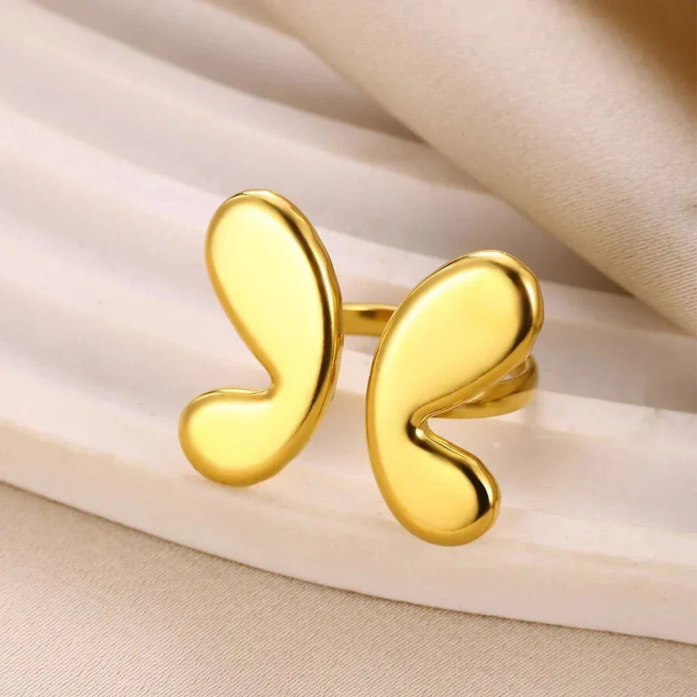 Colorful Adjustable Wing Butterfly Ring - Halri
