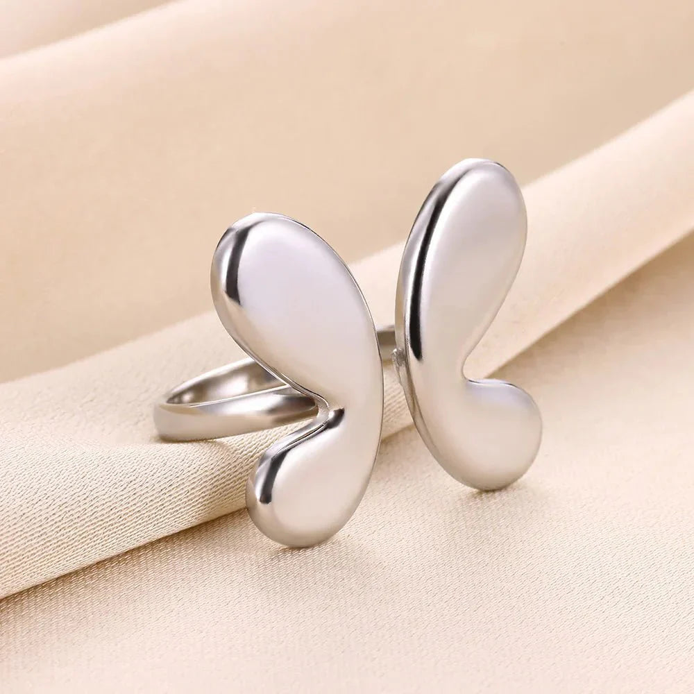 Colorful Adjustable Wing Butterfly Ring