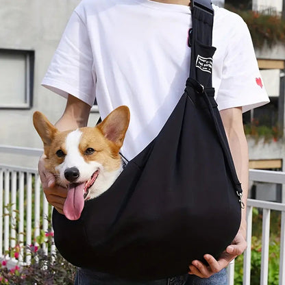 Comfortable Pet Sling Backpack with Secure Lock