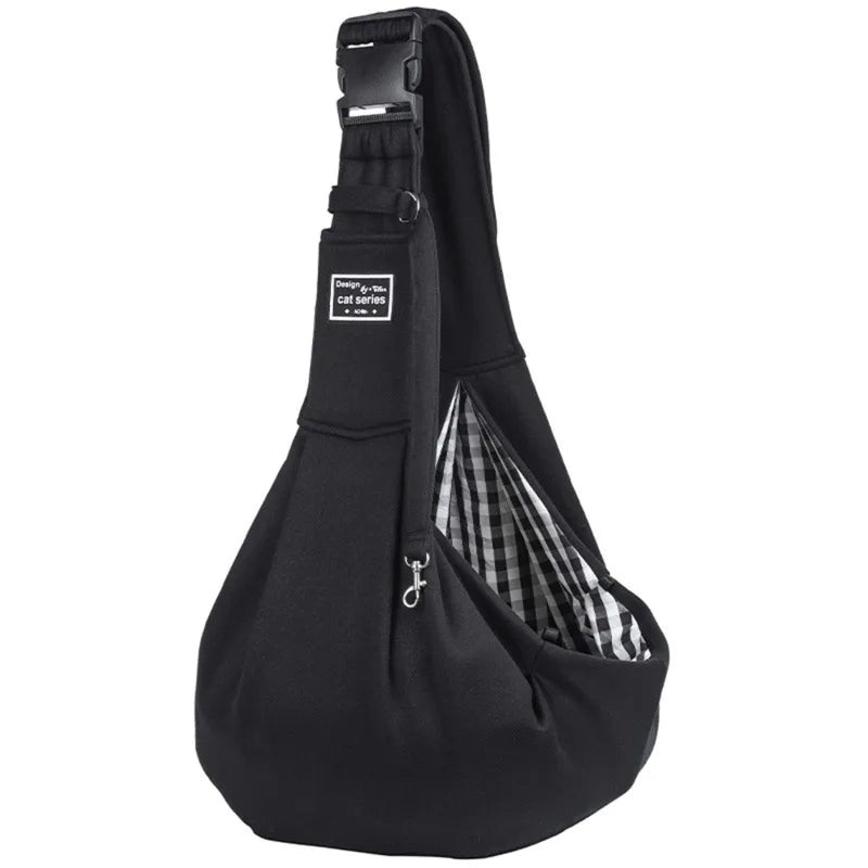 Comfortable Pet Sling Backpack with Secure Lock