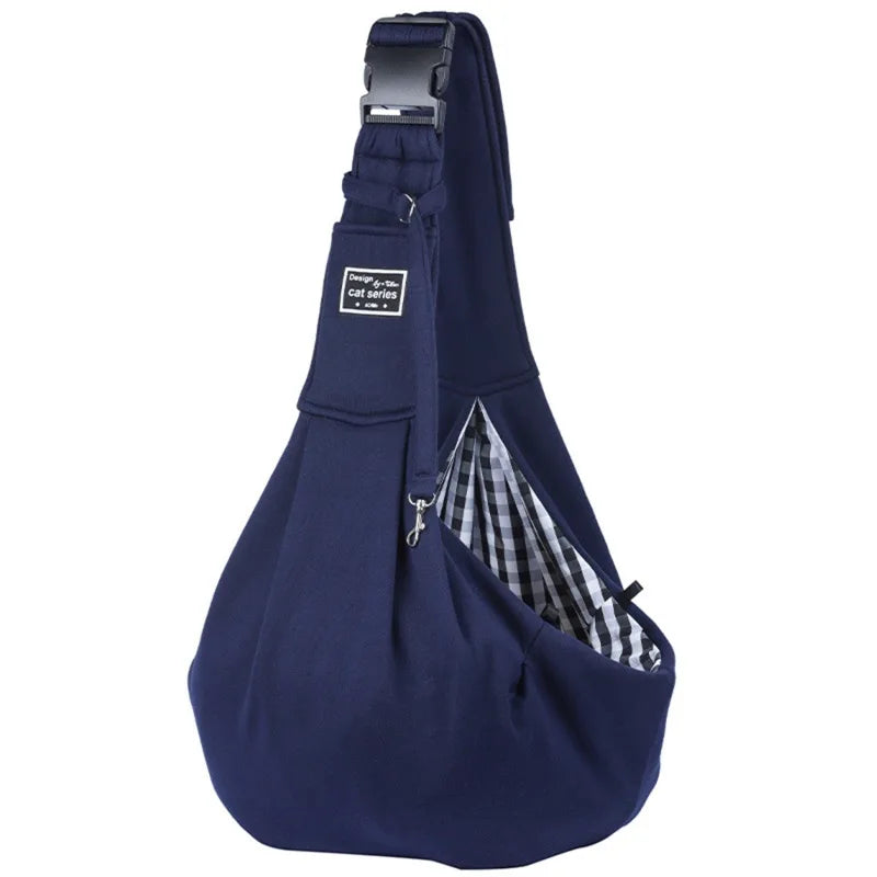 Comfortable Pet Sling Backpack with Secure Lock