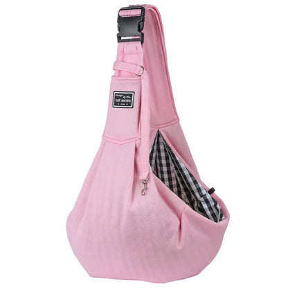 Comfortable Pet Sling Backpack with Secure Lock