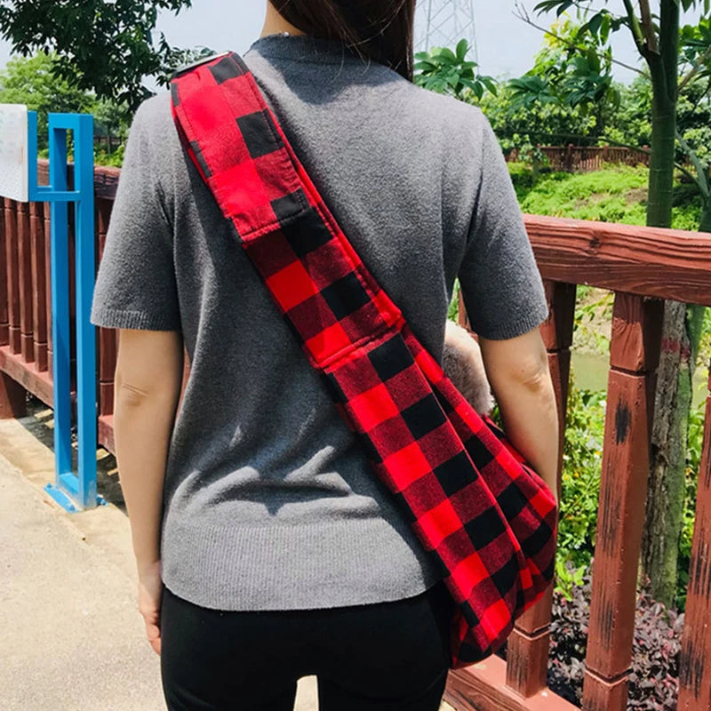 Comfortable Pet Sling Backpack with Secure Lock