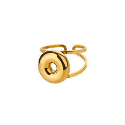 Personalized Initial Open Ring Adjustable Band