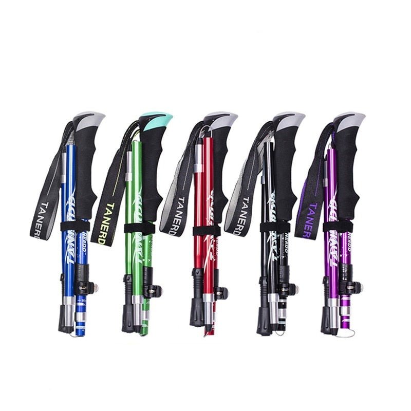 Collapsible Walking Hiking Sticks Ultralight Trail Support