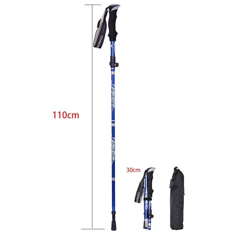 Lightweight Collapsible Hiking Sticks for Trekking & Walking