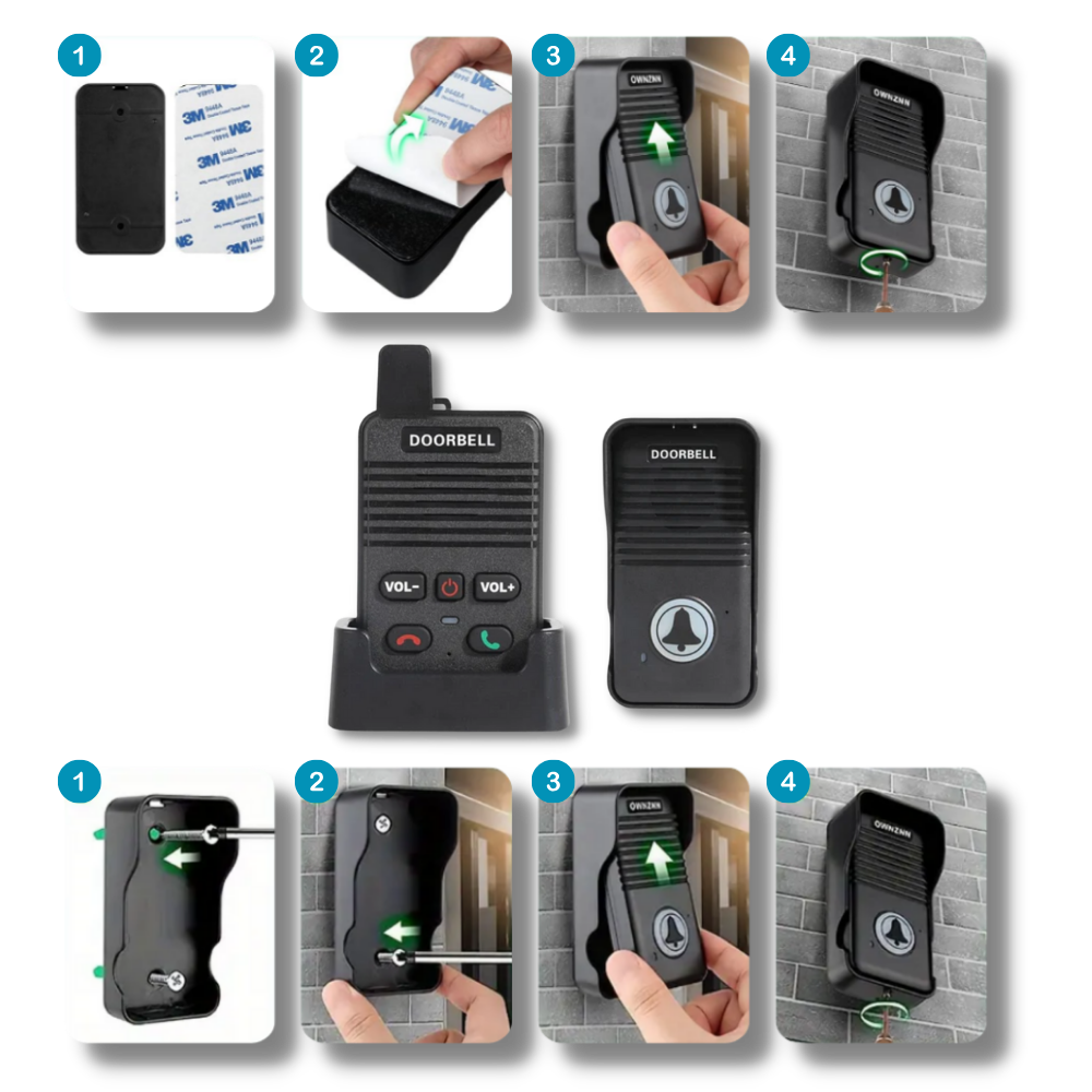 Wireless Smart Doorbell Intercom System