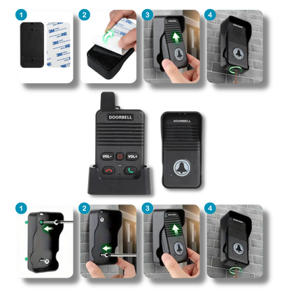 Wireless Smart Doorbell Intercom System