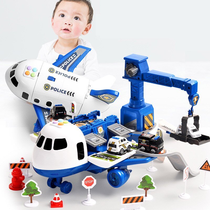Fun Toy Car and Airplane Play Set