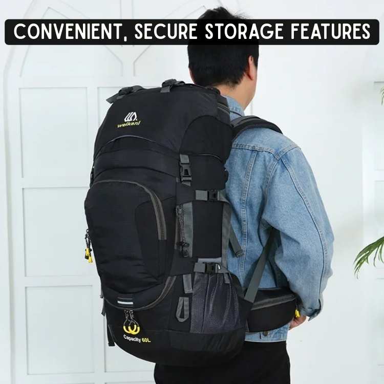 Large Waterproof Hiking Backpack