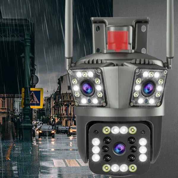 Weatherproof 3MP WiFi Outdoor Home Security Camera System