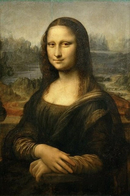Humorous Mona Lisa Wall Art Canvas Print