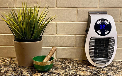 Compact Electric Space Heater with Remote Control
