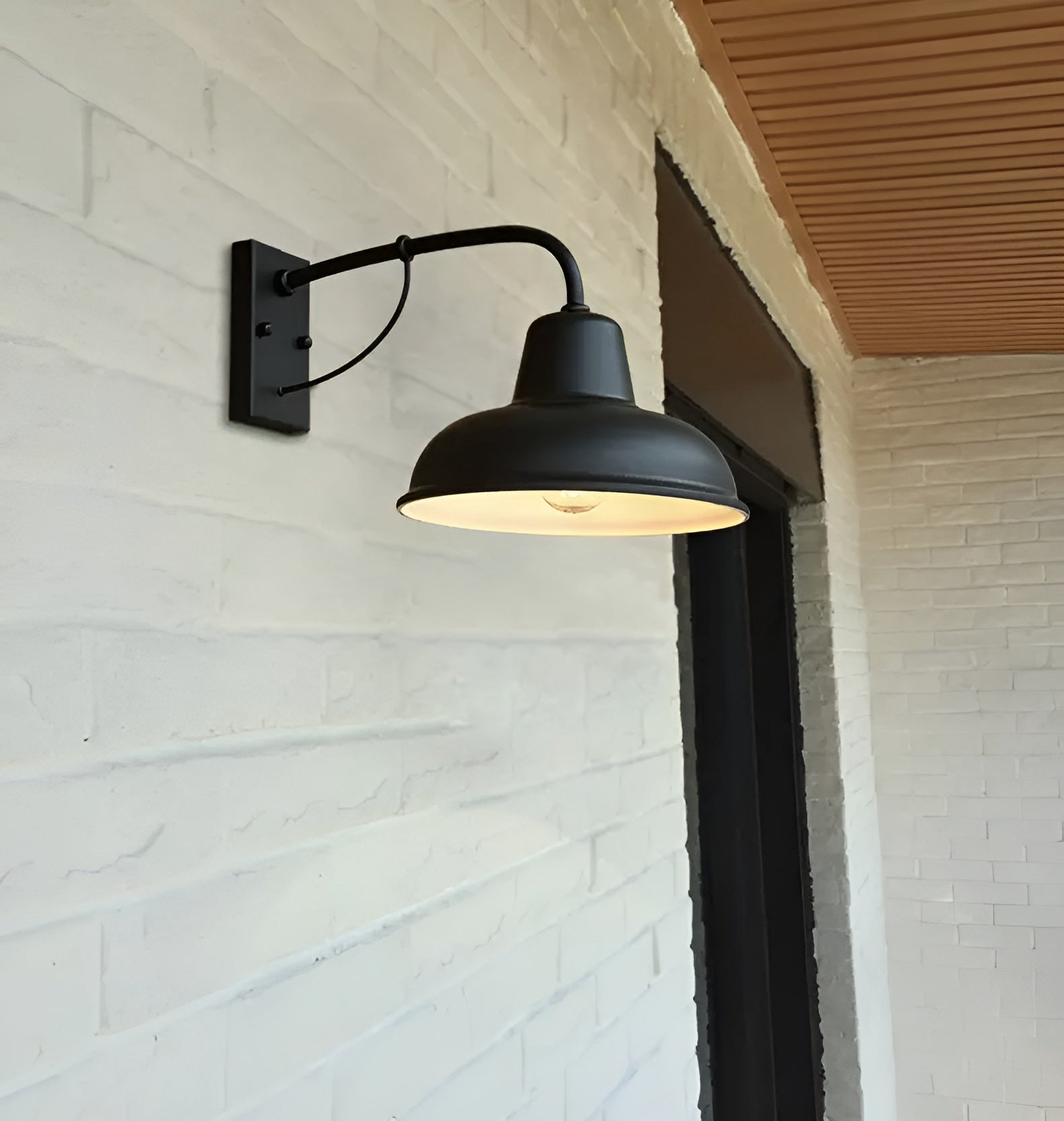 Rustic Metal Outdoor Wall Light - Halri