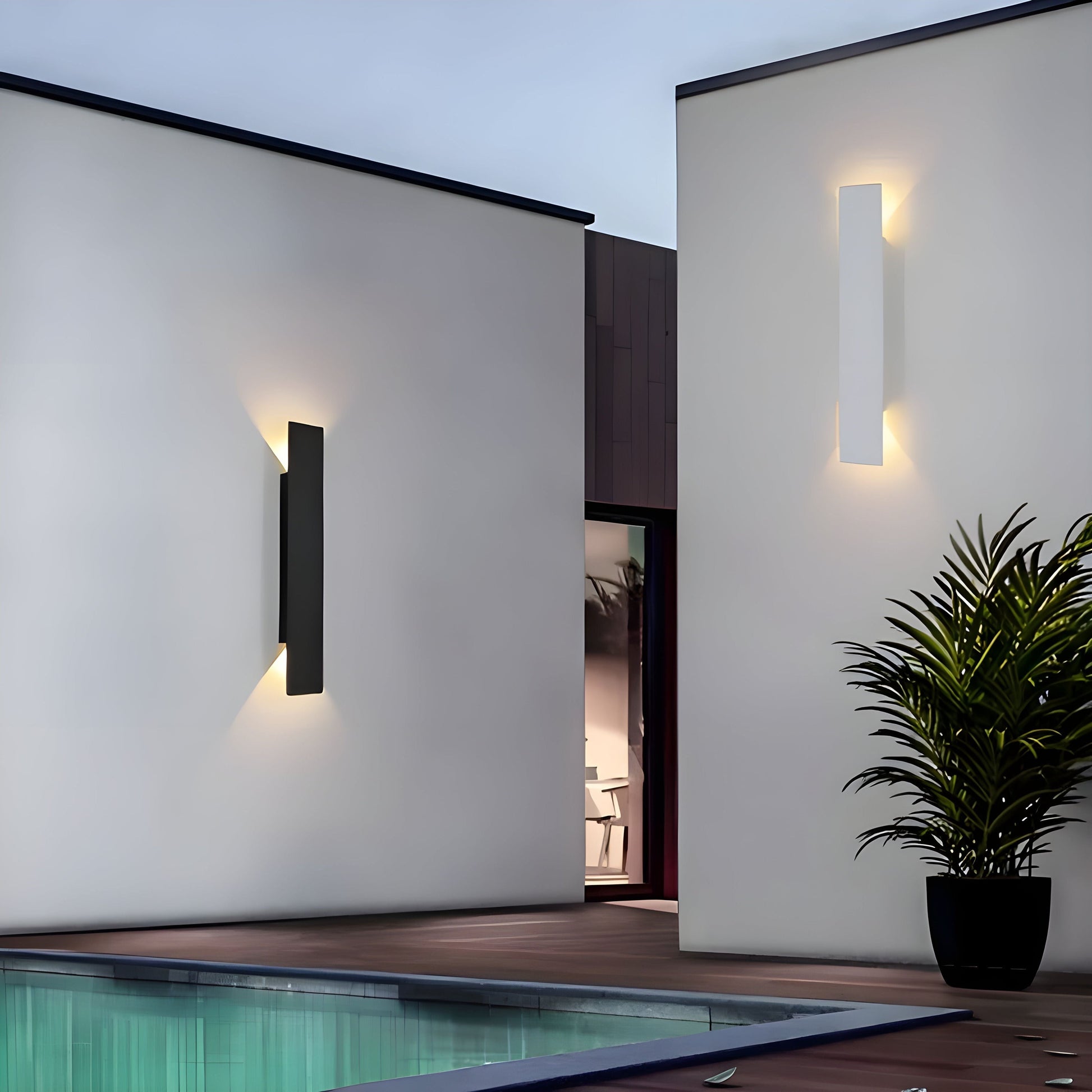 Stylish Outdoor LED Aluminum Wall Light - Halri