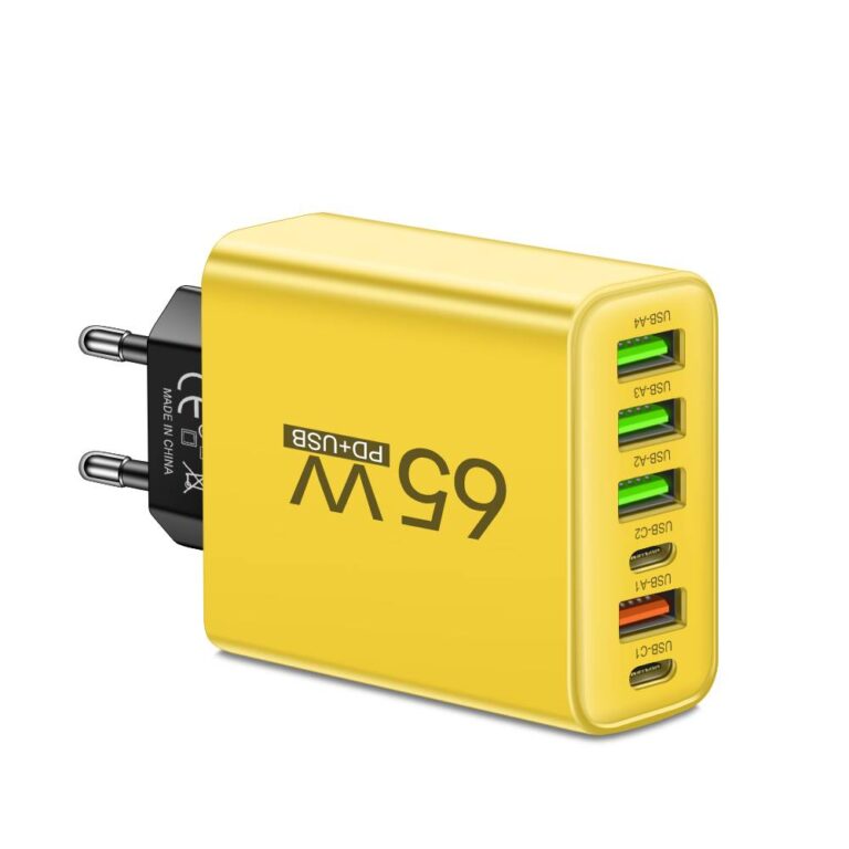 Fast 6-Port USB Charging Station for Home and Travel