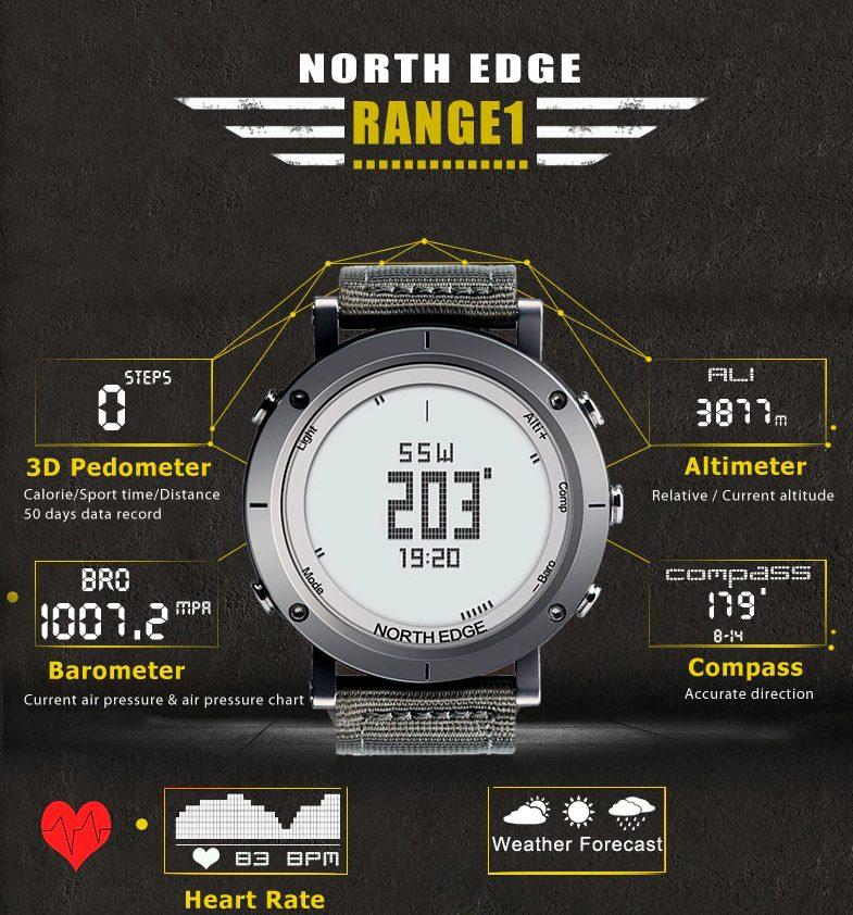 Tough Mens Outdoor Sports Digital Watch
