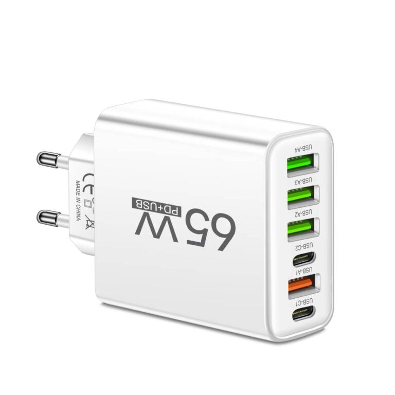 Fast 6-Port USB Charging Station for Home and Travel - Halri