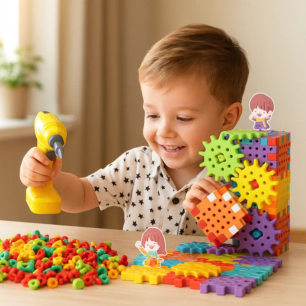 Interactive 3D Learning Puzzle Blocks