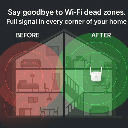 Fast WiFi Range Extender Strong Home Network Booster