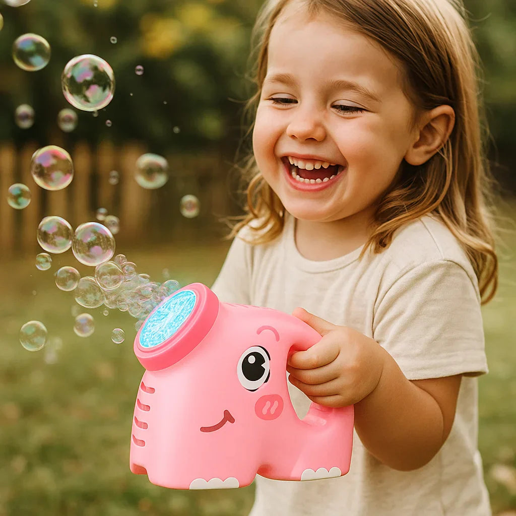 Fun Colorful Elephant Bubble Bath