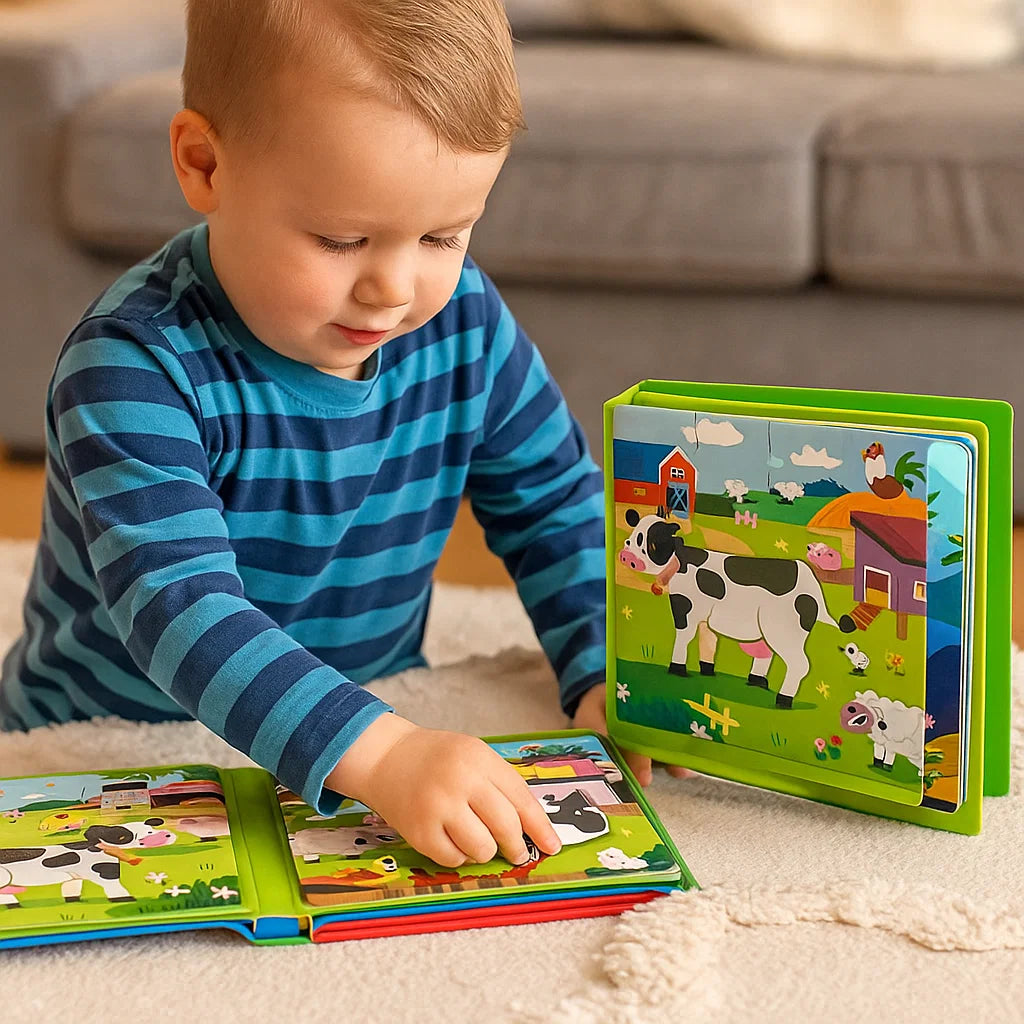 Fun Interactive Kids Puzzle Book - Halri