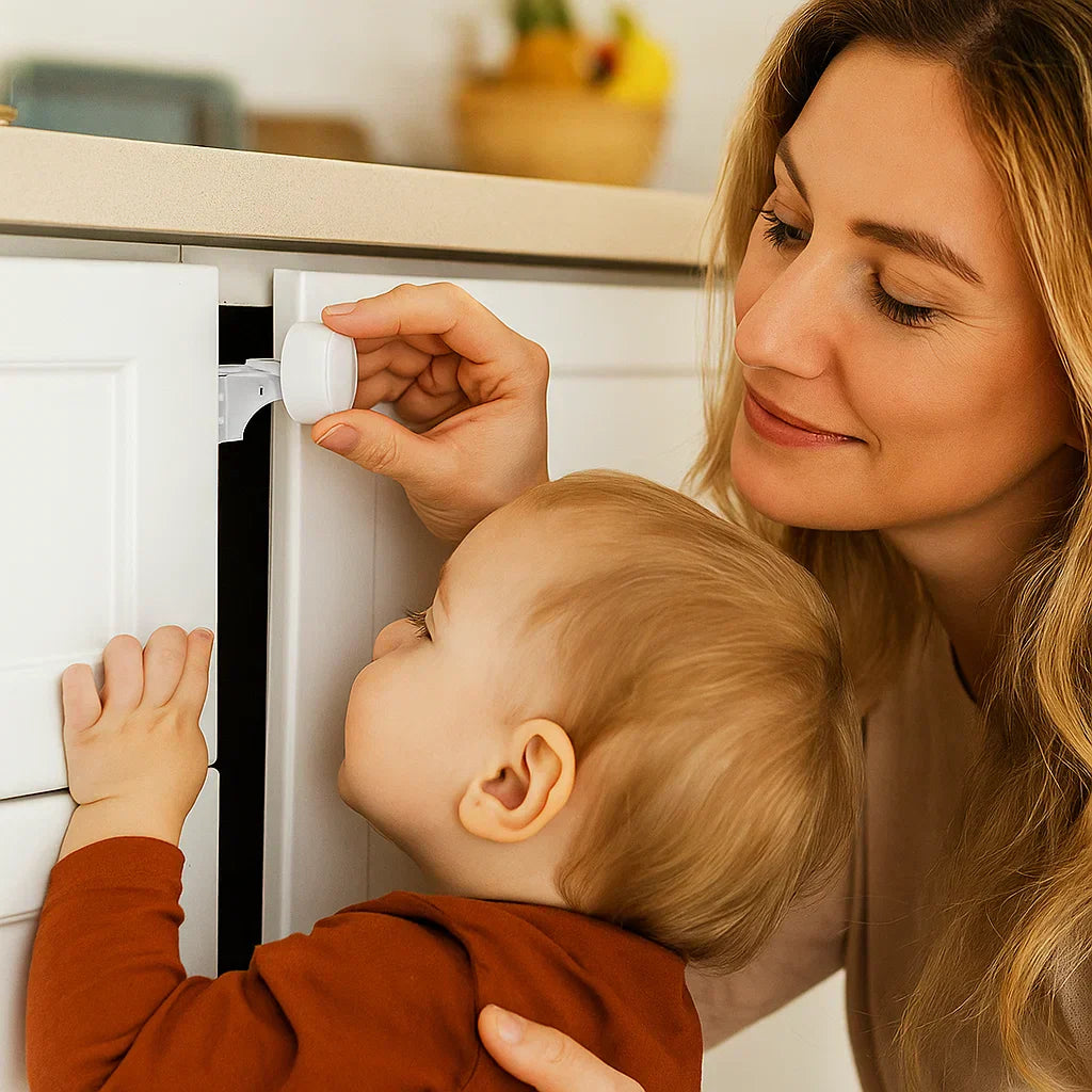 Secure Baby Proof Magnetic Lock Set