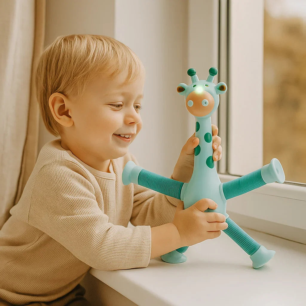 Fun Interactive Suction Giraffe Baby Toy