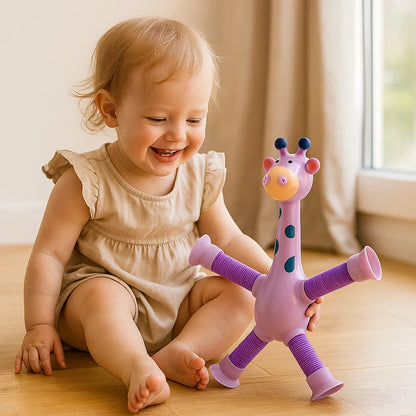 Fun Interactive Suction Giraffe Baby Toy