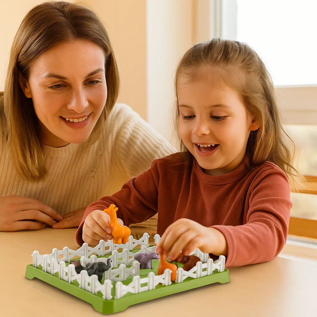 Fun Farm Animal Wooden Learning Puzzle Toy - Halri