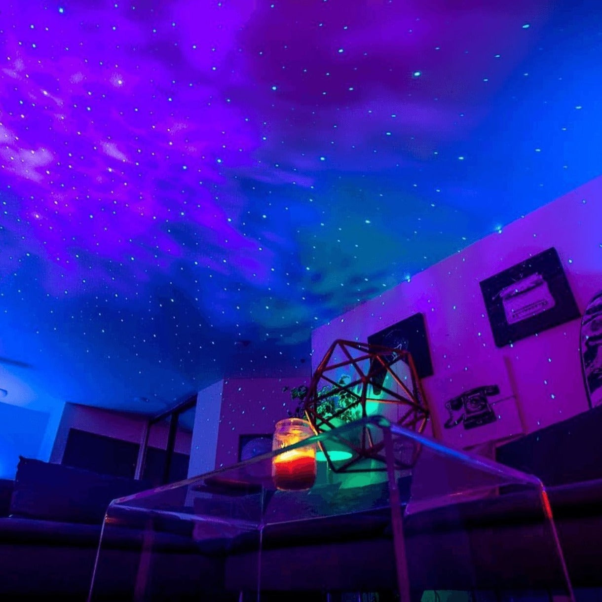 Galaxy Night Light Projector for Kids Room
