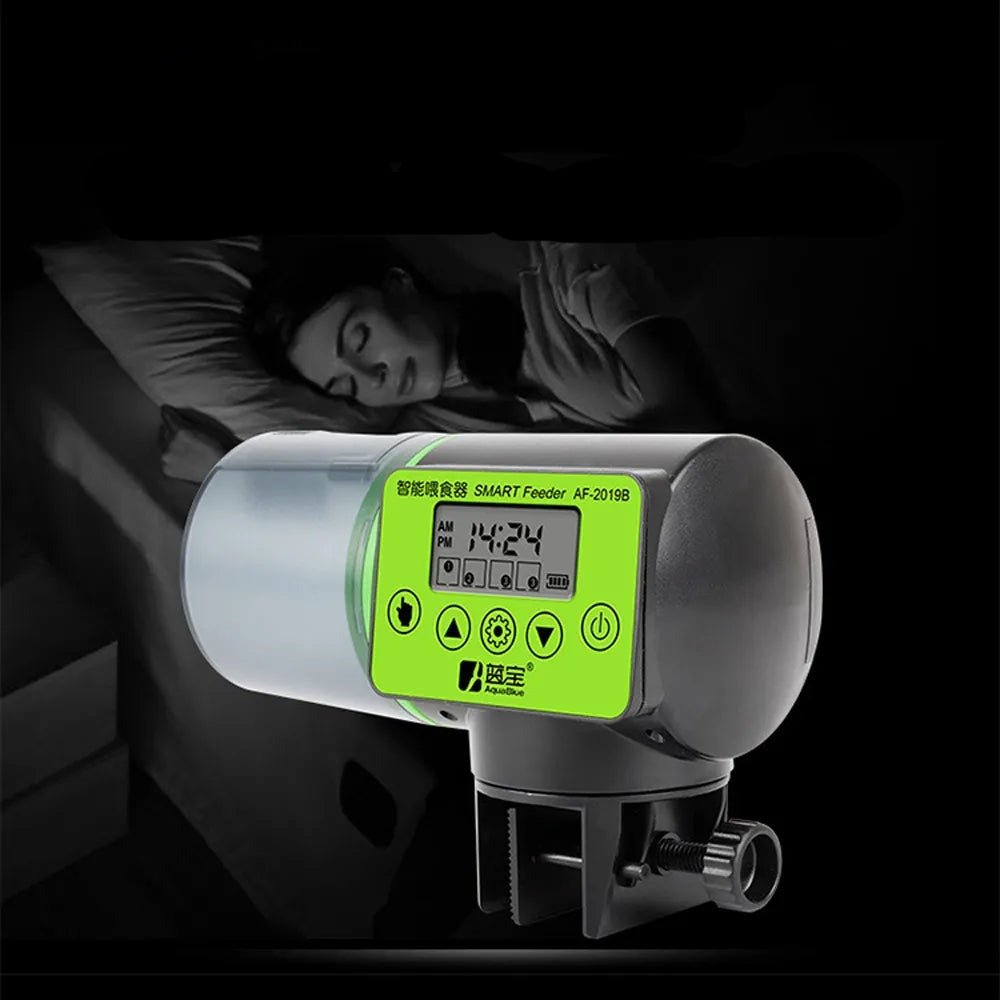 Easy Fish Food Dispenser with Digital Timer