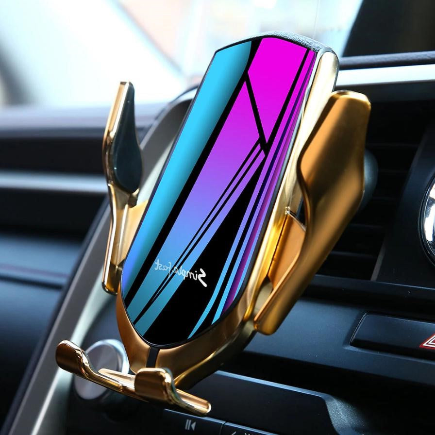 Easy Fit Wireless Car Phone Mount & Fast Charger - Halri