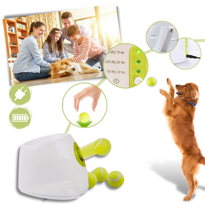 Fun Dog Ball Launcher Toy - Automatic Pet Thrower