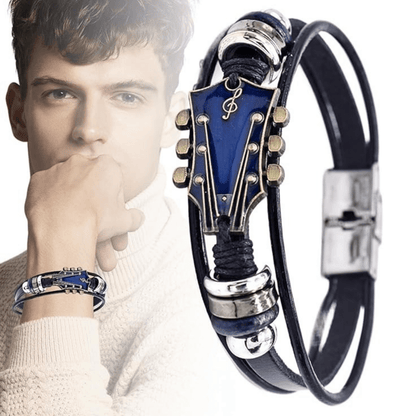 Genuine Musician Leather Wristband
