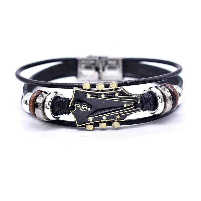 Genuine Musician Leather Wristband